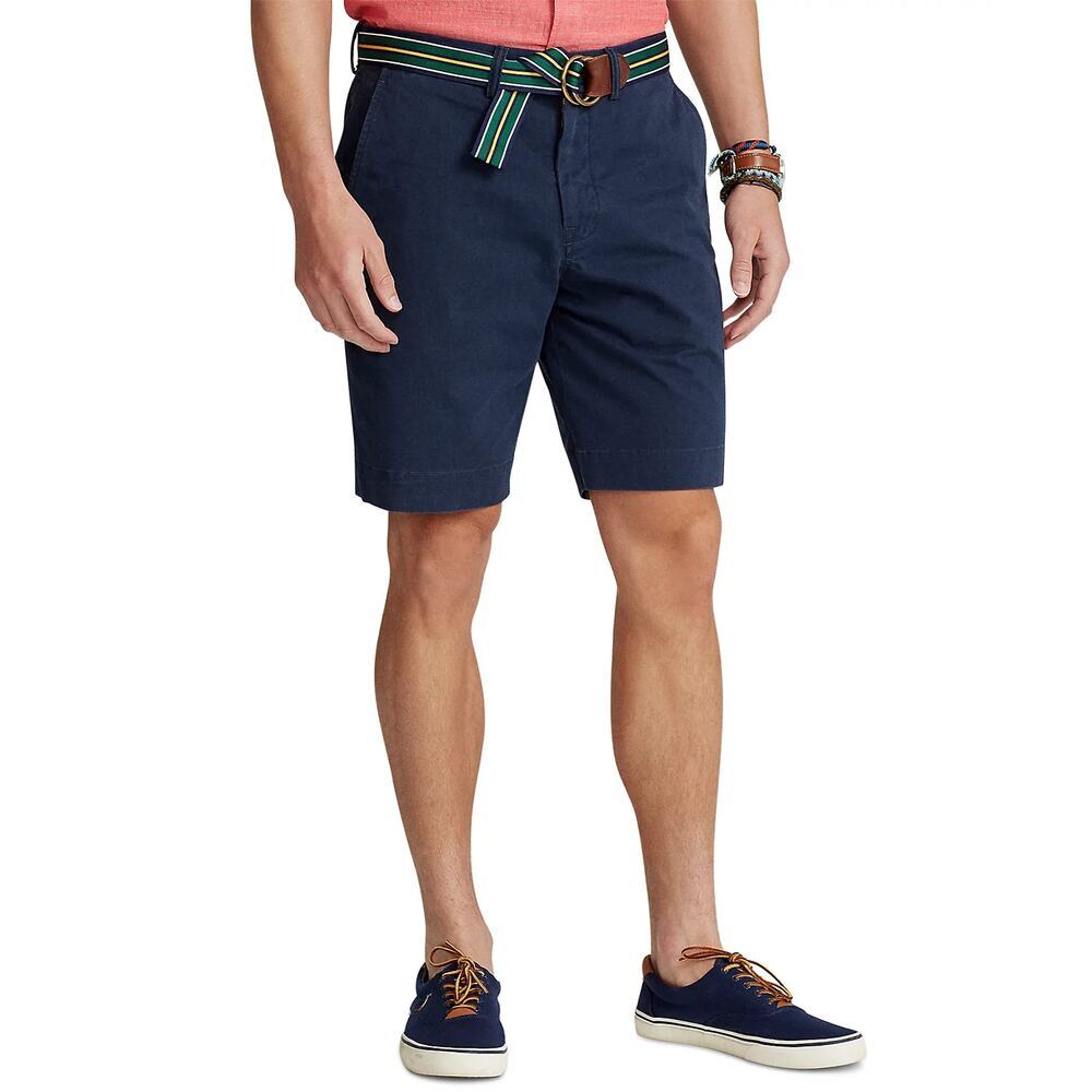 Polo Ralph Lauren Men's Stretch Classic-Fit 9" Shorts Navy Blue Ink Size 48B NWT